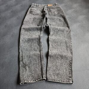 Vintage 90's Levi's 540 Black Acid Washed Denim Jeans 34x34